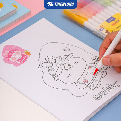 Combo 5 Tập học sinh 96 trang 5 ô ly vuông 2mm chấm kẻ 2/3 100gsm NB-118 Thiên Long - Mẫu ngẫu nhiên