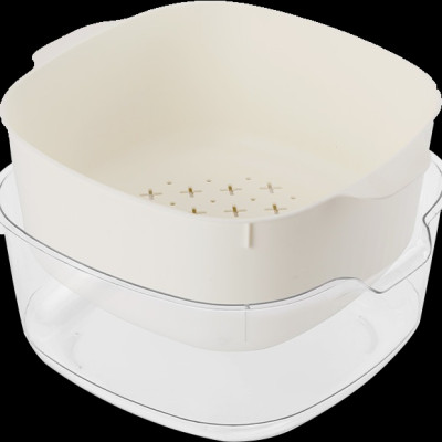 Bộ thau rổ Rose Elmich EL0269, EL0270, EL0271, Hàng chính hãng, Size 17,23,28cm, nhựa PP an toàn sức khỏe, 2 lớp - JoyMall