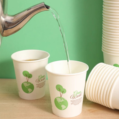 SET 50 Cốc Giấy Dùng Một Lần Chịu Nhiệt Không Rò Ri Chất Liệu An Toàn Đa Năng - Cốc Dùng 1 Lần Uống Nước Ly Giấy Uống Nước - HÀNG CHÍNH HÃNG MINIIN