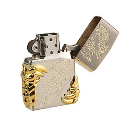 Vỏ Hột Quẹt Bật Lửa Xăng Bấc Đá star s8803a MONGRONG thiết kế đẹp độc lạ - giao màu ngẫu nhiên