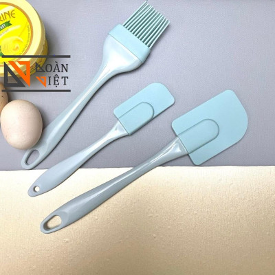 (COMBO 3 MÓN)Dụng cụ làm bánh, nấu ăn - Bộ Cọ Vét Silicon C.Lượng, Chịu Nhiệt Chất lượng. Chuyên phục vụ Sp Gia dụng, Kh