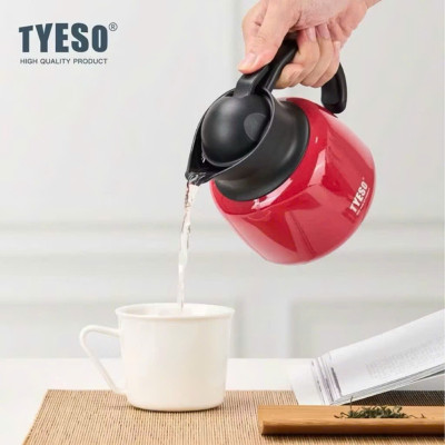 Bình trà giữ nhiệt TYESO TS-8877 1000ml có lọc trà , Hàng chính hãng 