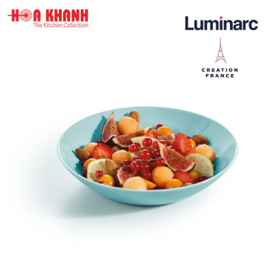 Đĩa Sâu Thủy Tinh Luminarc Diwali Light Turquoise 20cm - bộ 6 đĩa - P2019