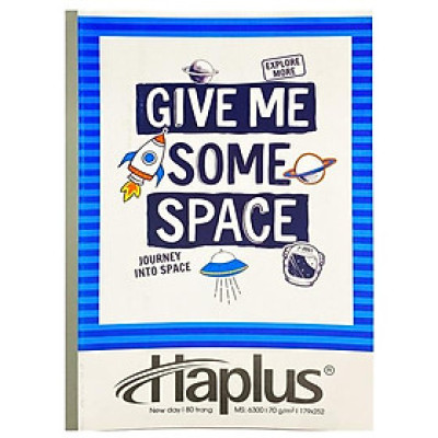 Vở Haplus NewDay Kẻ Ngang 80 Trang 6300 (Mẫu Bao Bì Là Ngẫu Nhiên)