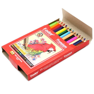 Hộp 13 Bút Chì Màu Nhỏ Premium - Faster CP-FP383-13S