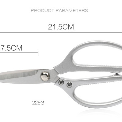 Kéo cắt gà, vịt, cắt cá, cắt thức ăn, rau củ, cắt giấy, cắt vải đa năng Thép không gỉ