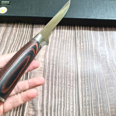 DAO - DAO BẾP NHẬT BẢN CLASSIC BONINGTHÉP DAMASCUS MÃ  A4 DT120 nt topcomshop vn