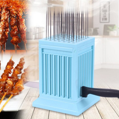 Bộ làm thịt xiên que 49 xiên 18x13.8x11cm - HENRYSA