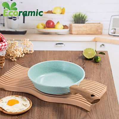 Chảo Chống Dính Ecoramic Platinum Vân Đá Đáy Từ  Chính Hãng Cao Cấp, Siêu Bền, Bảo hành sản phẩm 2 tháng