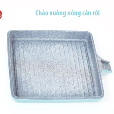 Chảo vuông E Window - Hàn Quốc (chưa bao gồm cán)
