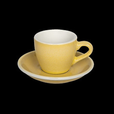 Ly Egg 80ml Espresso Cup & Saucer ((POTTERS COLOURS) - Loveramics