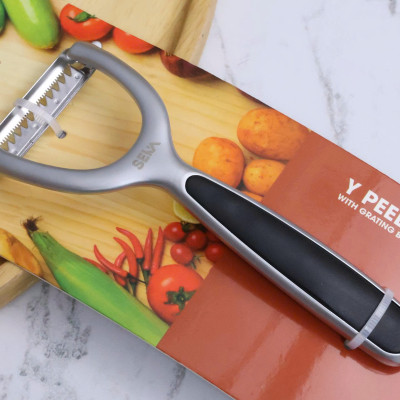 Dụng Cụ Nạo Củ Quả Seka Lưỡi Thép Phủ Niken Không Gỉ Cán Chống Trơn Trượt Siêu Bền Đẹp Siêu Sắc Bén