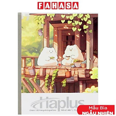 Tập Haplus Olala - Kẻ Ngang - 120 Trang 70gsm - Hải Tiến 6867 (Mẫu Bìa Giao Ngẫu Nhiên)