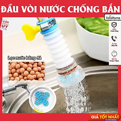 Đầu Vòi Nước - Bộ Đầu Lọc Nước Tăng Áp Từ Vòi Xoay 360 Độ Giao Màu Ngẫu Nhiên