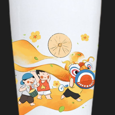 Set Nguyệt Nhi ( Bộ Ly sứ 6" Thành Ý cao cấp Long Phương )