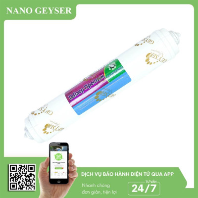 Bộ 8 lõi lọc nước dùng cho các dòng máy NANO, Nano Geyser Eco, Ecotar, TK,... - Hàng Chính Hãng