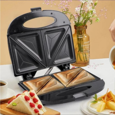 Máy kẹp nướng bánh mì sandwich SK550 Màu Đen nướng nhanh chín đều, chống dính tốt