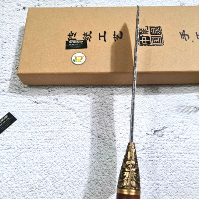 DAO BẾP - DAO THÁI HOA VĂN KHÂU ĐỒNG MÃ A3 DT157 NT topcomshop vn