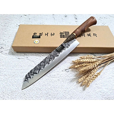 DAO BẾP - DAO THÁI HOA VĂN KHÂU ĐỒNG MÃ A3 DT157 NT topcomshop vn