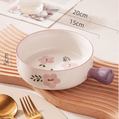 Bộ Bát Đĩa Hoa Tím Nhẹ Nhàng Thanh Lịch Thương Hiệu Gosu