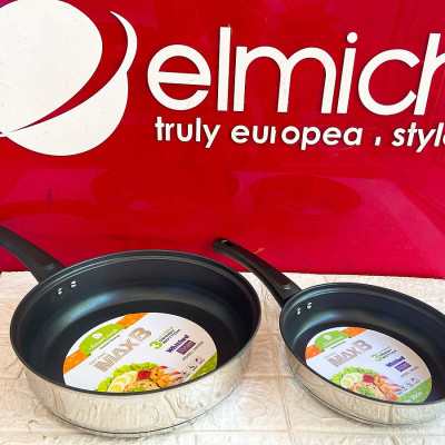 Chảo Inox chống dính 3 đáy Max B SM3766 size 20cm