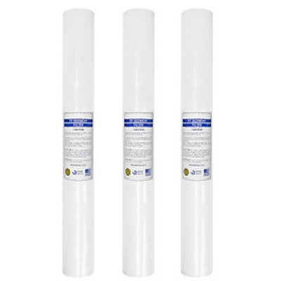 Bộ 3 lõi lọc nước PP | số 1- 1micron dùng cho bộ lọc thô, máy lọc nước R.O 50L/h (Hàng chính hãng)