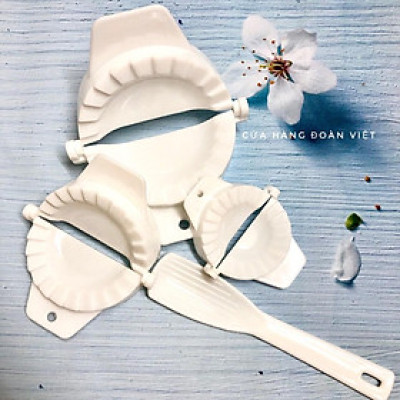 [+tặng] Combo 3 Khuôn Há Cảo Sủi Cảo, Tặng kèm muỗng vét hỗ trợ làm bánh. Bộ dụng cụ làm bánh gia dụng nhà bếp. Chuyên p