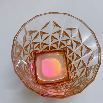 CỐC THỦY TINH UỐNG RƯỢU TÂY CAO CẤP SANG TRỌNG MÀU CAM 315ml- VD92