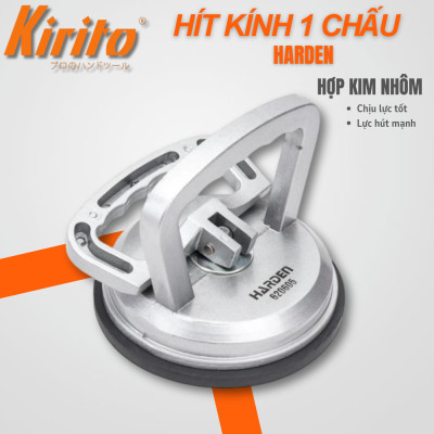 Hút kính, hít kính 1 chấu HARDEN làm bằng nhôm đúc nguyên khối chịu lực, cao su nguyên chất hút mạnh