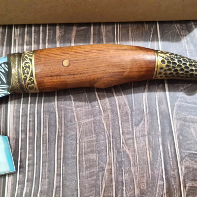 DAO BẾP - DAO THÁI CHẶT HOA VĂN HỔ MÃ A5 DT150 NT topcomshop vn