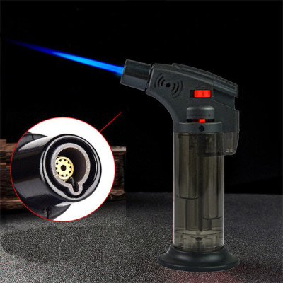 Hột Qụet Bật Lửa khò 1 tia Cob-001 hiển thị mức nhiên liệu đẹp độc lạ - dùng gas cao cấp ( giao màu ngẫu nhiên )