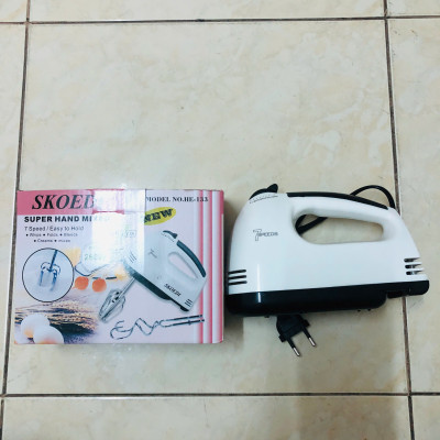 Máy đánh trứng cầm tay 7 cấp độ, máy đánh kem trộn, máy trộn bột đa năng