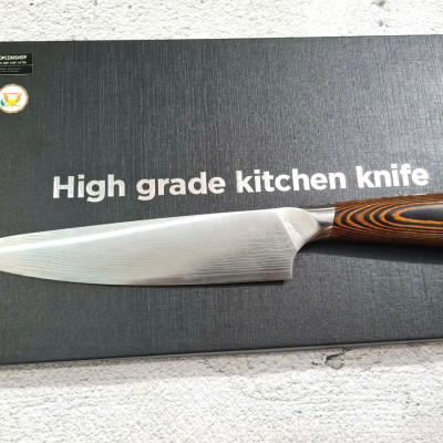 DAO - BỘ 3 DAO BẾP NHẬT BẢN THÉP DAMASCUS MÃ A2 DT2 nt topcomshop vn