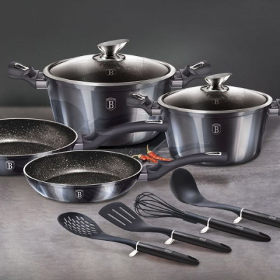 Bộ nồi 10 chi tiết Berlinger Haus BH/6917 carbon pro edition