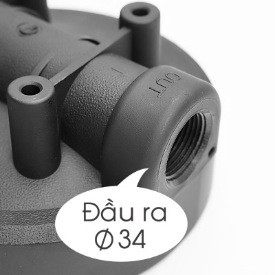 Bộ lọc nước đầu nguồn chung cư Yamato 10 inch Bigblue (béo) 3 cấp lọc tiêu chuẩn (YBH10P5GC)