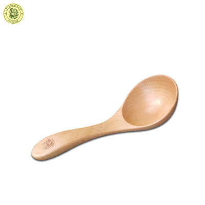 Muỗng Gỗ Ăn Súp, Cháo Nhỏ M06A Đầu Tròn To 13Cm - Đồ Gỗ Nhà Bếp Thương Hiệu Trường Sơn