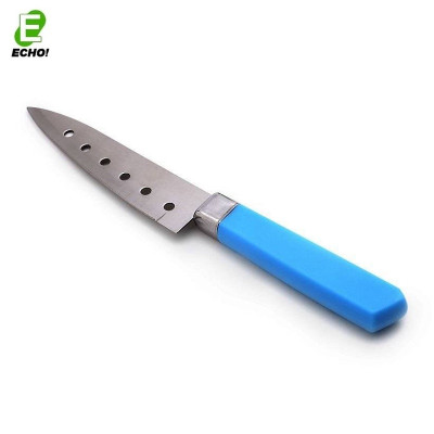 Dao gọt trái cây đục lỗ Echo 22.5cm - |Xanh|Trắng|Nâu| - Hàng Nội Địa Nhật Bản