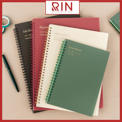 Sổ tay ghi chép / sổ lò xo ghi chép A5 - B5 - A4 160 trang – giấy kẻ ngang – giấy ô vuông 