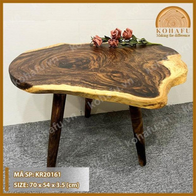 BÀN SOFA ME TÂY NGUYÊN TẤM SIUE6 VÂN GỖ KR20161