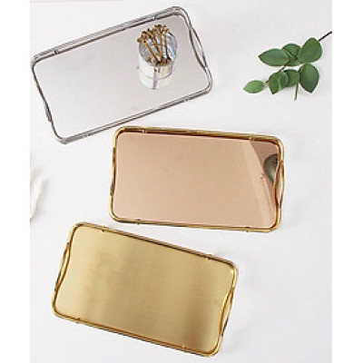 Khay đựng ly cốc ( đa năng) tráng gương giao ngẫu nhiên_AVN 45