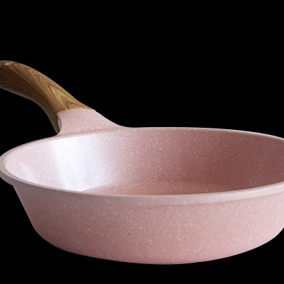 Chảo Chống Dính Ecoramic Platinum Vân Đá Cao Cấp Đáy Từ Chính Hãng, Siêu Bền, Dùng cho mọi loại bếp, Bảo hành 2 tháng