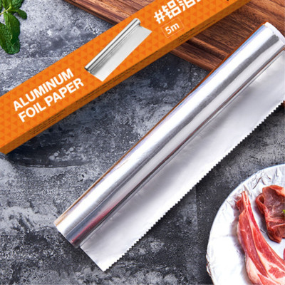 Cuộn giấy bạc nướng, giấy nến làm bánh 5 mét, dùng cho nồi chiên không dầu, lò nướng