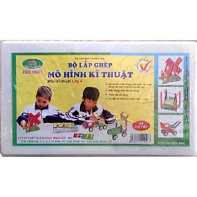 Bộ lắp ghép mô hình kỹ thuật lớp 4&5 đầy đủ nhất của bộ giáo dục, bộ thực hành kỹ thuật cho học sinh tiểu học