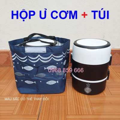 Cặp lồng ủ cơm 2 tầng 4 ngăn inox cắm điện 