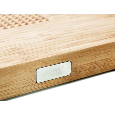 Joseph Joseph - Thớt tre cao cấp Cut & Carve Bamboo Chopping Board 601428