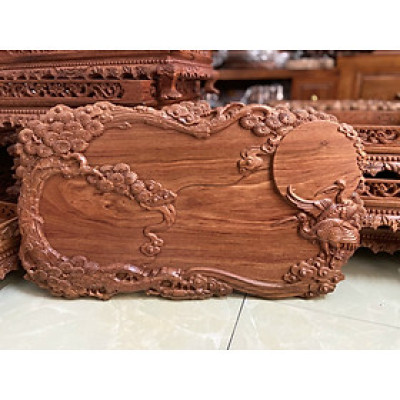 Khay Trà Nguyên Khối Gỗ Hương TOKDODO Nhiều Kiểu Dáng
