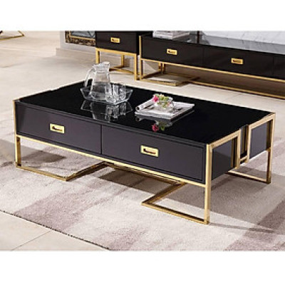 Bàn trà Fazio đen IBIE