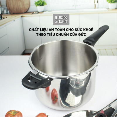 Nồi áp suất Inox 304 Kalpen P2 dung tích 6L chuẩn Đức - Hàng chính hãng