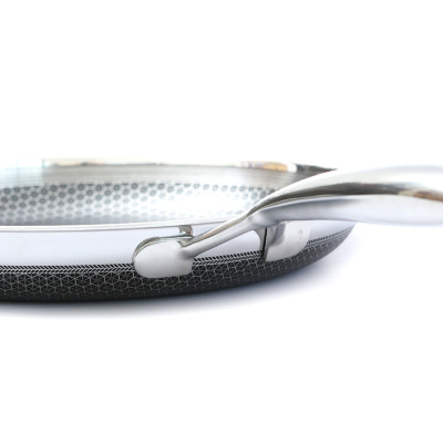 Bộ 3 nồi chảo iMat Hybrid đa năng gồm 1 nồi nhỏ 16cm, 1 nồi nông vừa 22cm và 1 chảo chiên 24cm