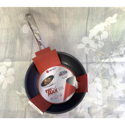 Chảo chống dính Elmich inox cao cấp 2 lớp đáy liền Tri-max size 24cm mã 2353738